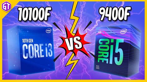 Intel Core I3 10100F Vs I5 9400F, Qual Melhor CPU para JOGOS? - YouTube