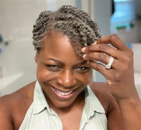 gray hair  strand twist  natural hair twists natural hair