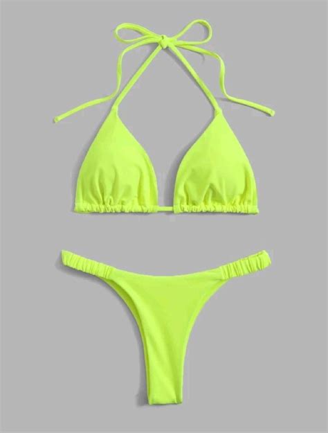 Verde Limao Moda Praia - Biquíni Verde Limão | Moda Praia Feminina Sereia Baiana Nunca Usado ...