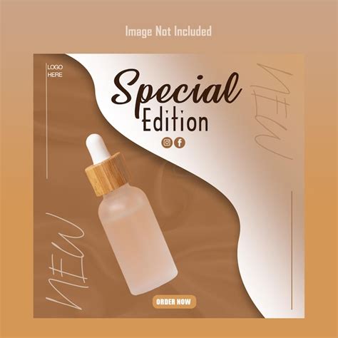 Premium PSD | A box that says special edition on it