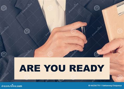 Are You Ready Quotes - Business Man Background Stock Photo - Image of ...