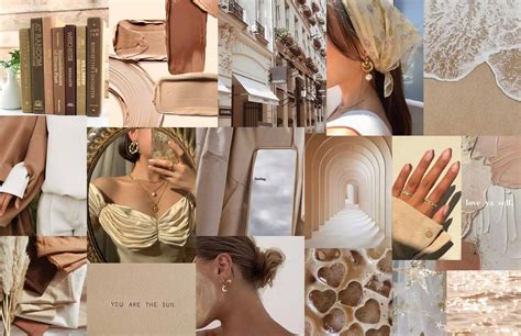 [100+] Beige Aesthetic Collage Wallpapers | Wallpapers.com