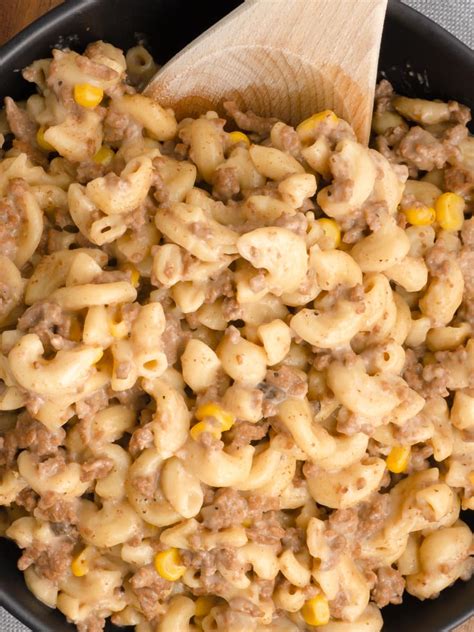 Instant Pot Beef & Macaroni Casserole - One Happy Housewife