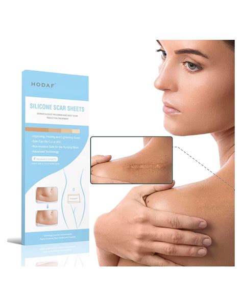 Hodaf Scar Reducer Επαναχρησιμοποιούμενα Επιθέματα Σιλικόνης Ανάπλασης ...