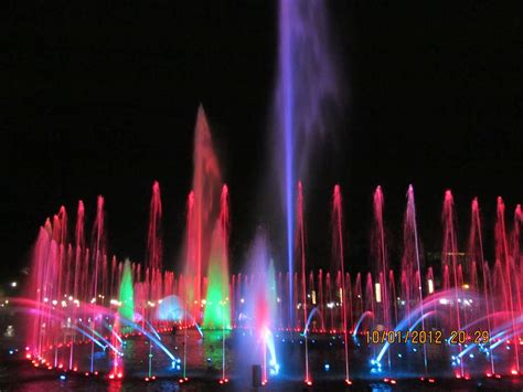 business     sun dancing fountain  rizal park