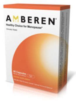 Amberen Review » Wellesley Health - Menopause Relief Reviews