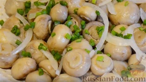 Шампиньоны маринованные, рецепты на RussianFood.com: 146 рецептов