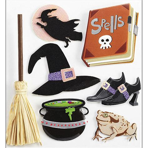 Jolee's Boutique Halloween Witches Stickers, 20 Piece - Walmart.com ...