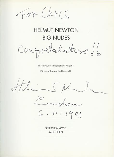 Helmut Newton: Big Nudes | Helmut Newton, Karl Lagerfield, foreword