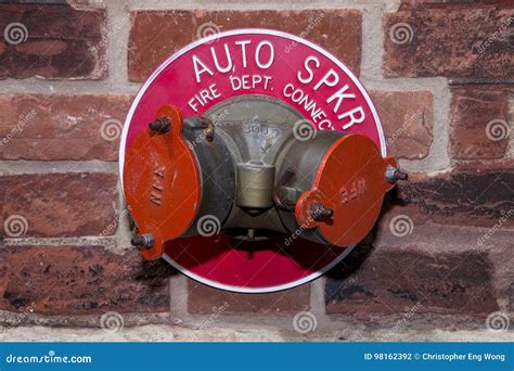 fire department connection royalty  stock image cartoondealercom