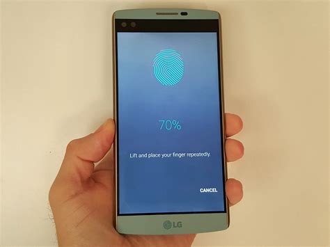 How to Setup the LG V10 Fingerprint Scanner