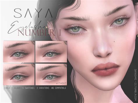 Sims 4 lashes skin detail - fooforest