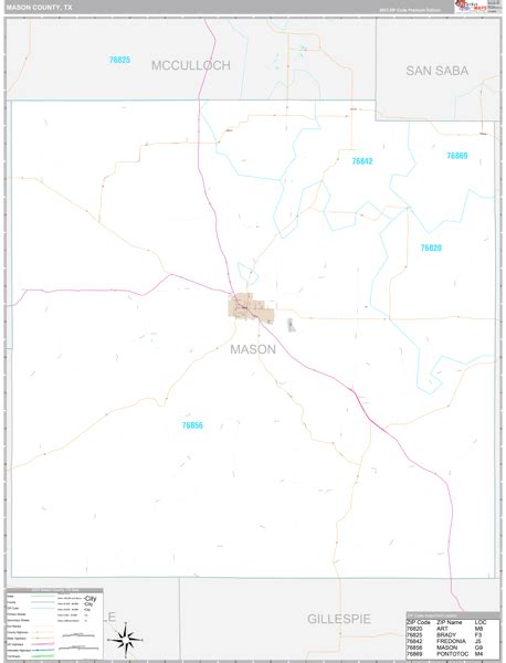 Mason County, TX Maps