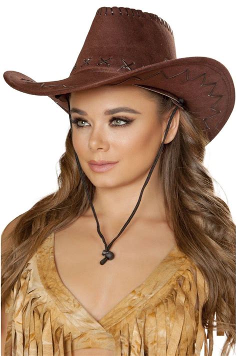 Pinup Sheriff Hat - Brown / O/S | Hats, Cowgirl halloween costume