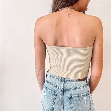 Ribbed Nude Tube Top – Indie Collection