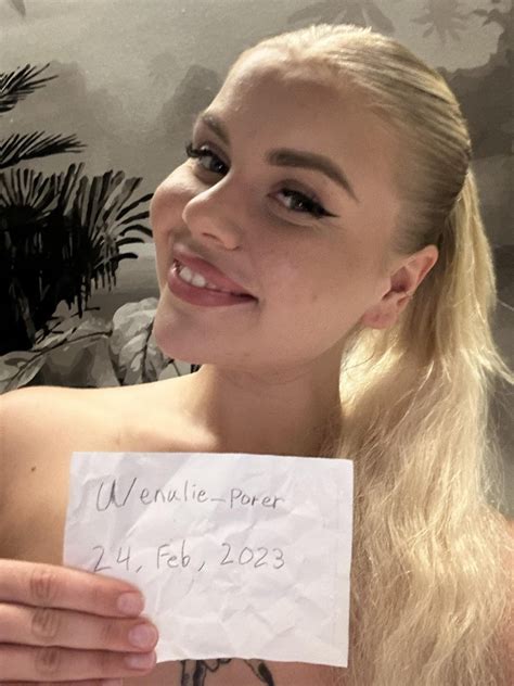 Verification🥰 : u/enulie_porer