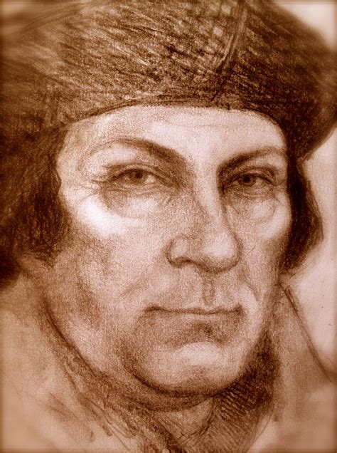 Sketch of Thomas Cromwell inspired by the portrait by Hans Holbein the ...