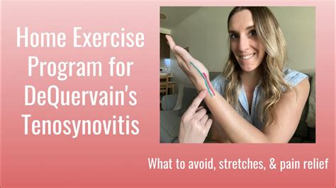 Home Exercises for DeQuervain’s Tenosynovitis - YouTube