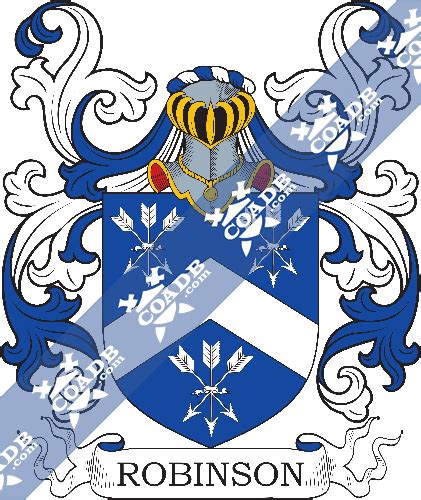 Robinson Family Crest, Coat of Arms and Name History