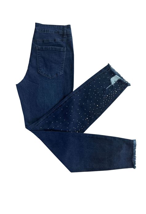 waterfall bling denim jean solar ethyl clothing