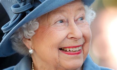 The Queen dons floral scarf and pink lipstick for birthday outing ...