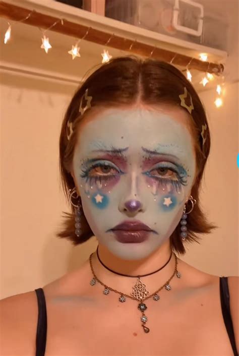 Pin on face @-@ in 2024 | Cute clown makeup, Pretty makeup, Funky makeup