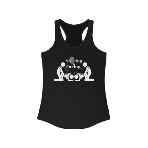 Sharing is Caring Tank Top - Swinger Lifestyle Pineapple Design With