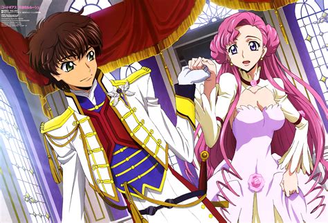 Download Suzaku Kururugi Euphemia Li Britannia Anime Code Geass 4k