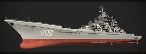 Battlecruiser Petr Velikiy front by hora-hora on DeviantArt
