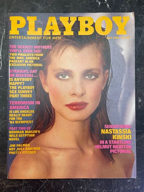 Playboy May 1983 Nastassja Kinski NUDE Ansel Adams Charlton Heston