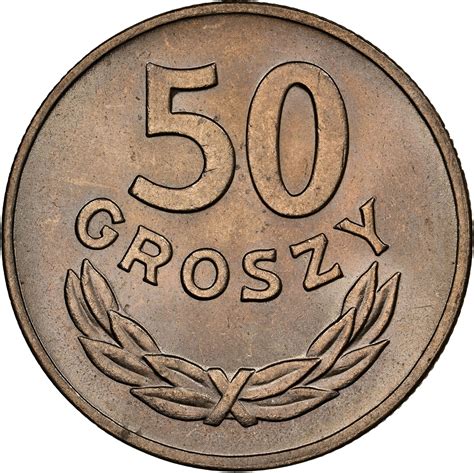 Poland 50 Groszy Y 44 Prices & Values | NGC