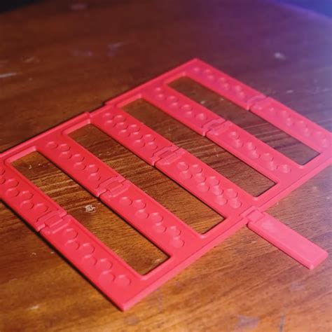 FOLDABLE GUNPLA RUNNER STAND - HEX PATTERN by UnchainedHobbies - MakerWorld