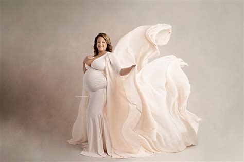 Athena Fitted Maternity Gown - Miss Madison Boutique Maternity