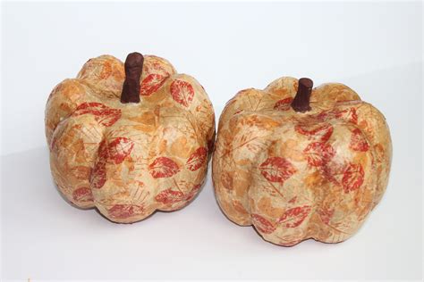 Decoupage Autumn Pumpkins