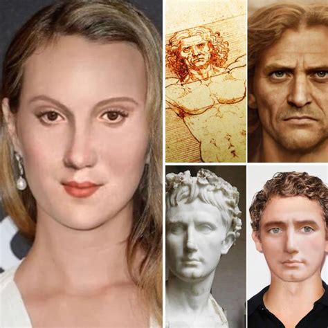 Iconic Historical Figures Shown as Modern-Day People Using AI