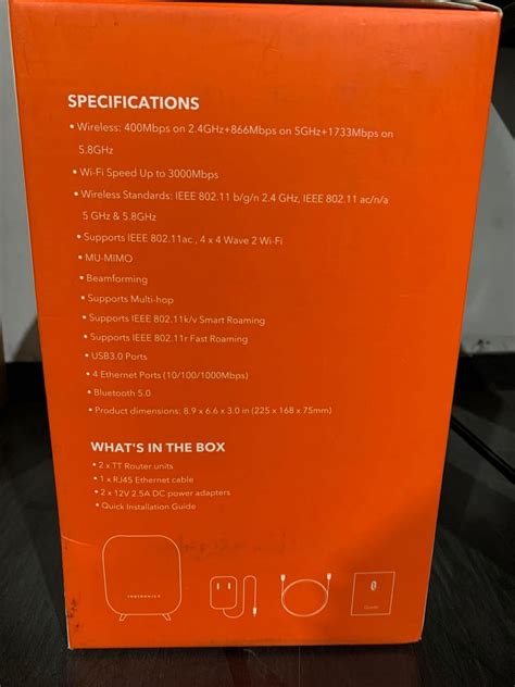 Whole Home Mesh Wi-Fi System AC300 Tri-Band Mesh Router