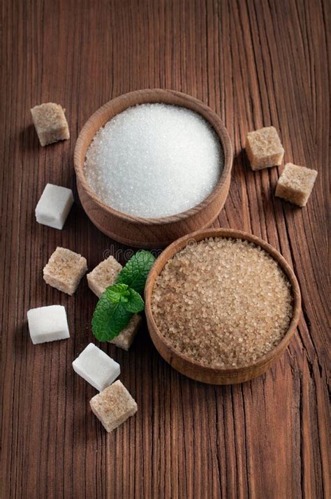 brown cane sugar   white sugar stock photo image  cane cube