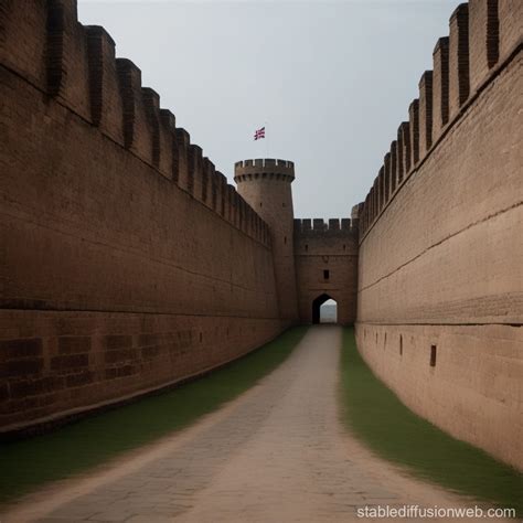 fort wall observation perspective stable diffusion