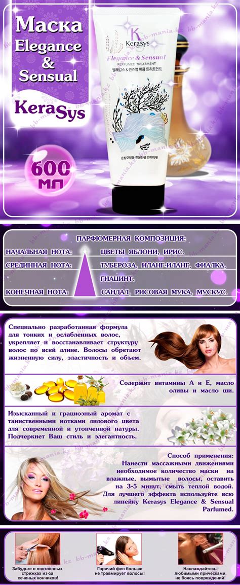 Архив - Elegance & Sensual Parfumed Treatment [Kerasys] | bb-mania.kz