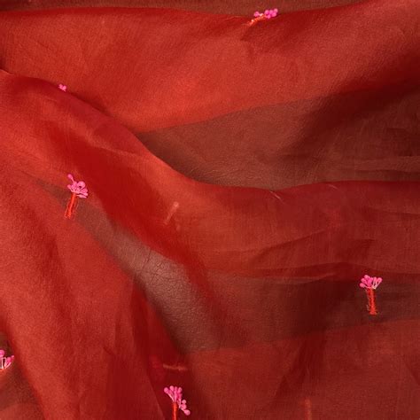 EMBROIDERED SILK ORGANZA – Silks NZ by Sherazad Silks