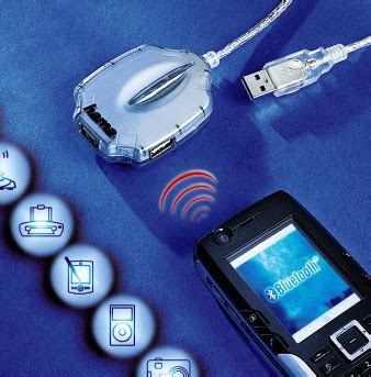 Bluetooth 3-Port USB Hub