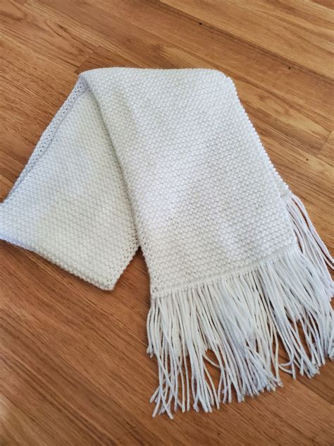 scarf white etsy