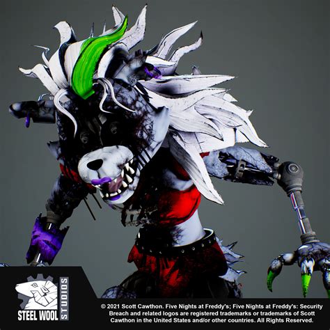 ArtStation - Five Nights at Freddy's: Security Breach - Shattered Roxy