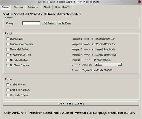 Worthy Solution: Download NFS Most Wanted Trainer ( Trainer Editor ...