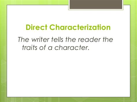 Characterization in Literature