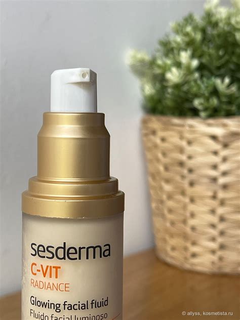 Комфортнейший C-VIT radiance glowing facial fluid Sesderma | Отзывы ...