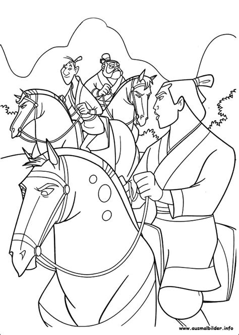 Mulan malvorlagen