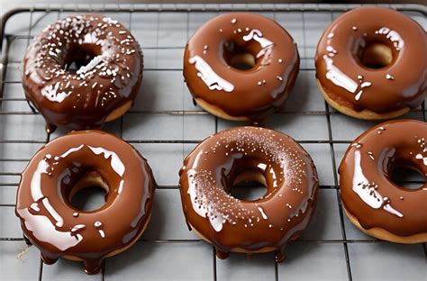 Premium AI Image | fresh tasty donuts with chocolate glaze