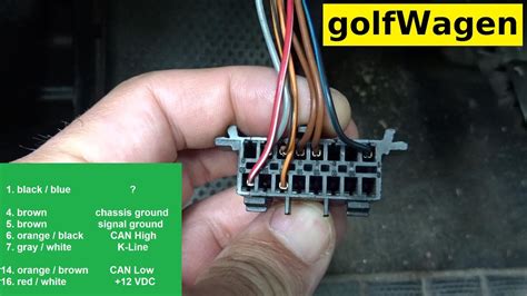 OBD2 pinout /VW too/ - YouTube