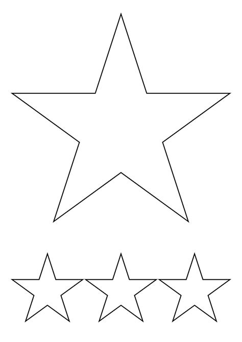 Molde De Estrela Para Imprimir Folha A4 - Molde de estrela para imprimir folha A4 - Artesanato Passo a Passo!